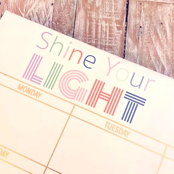 Sweet Dry Erase Weekly Calendar/Planner+6 Markers🌈 - Picture 4 of 8